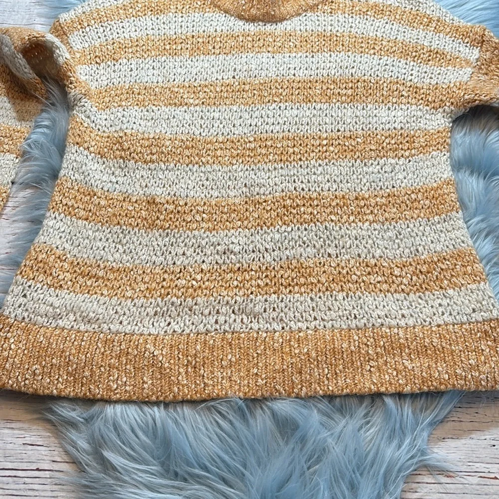 Madewell Baez Pullover Sweater in Stripe sz S